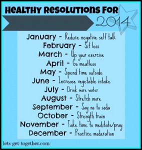 Healthy Resolutions for 2014