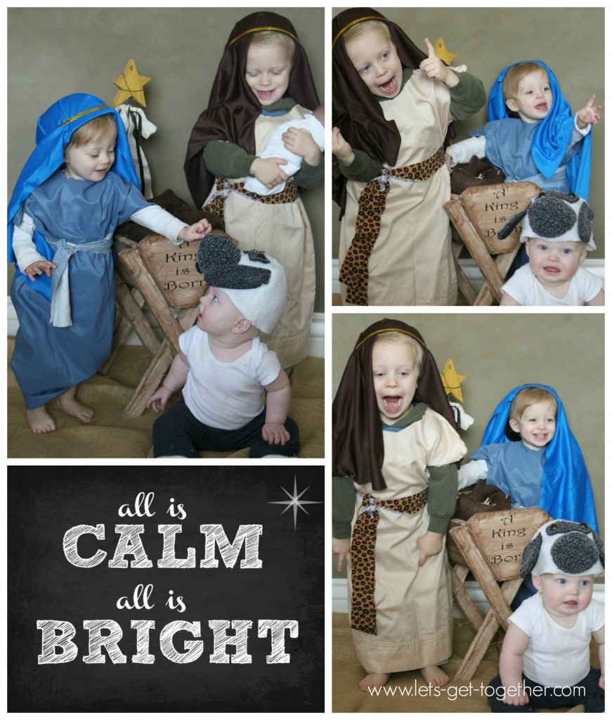 How To Make (no sewing!) Cheap and Easy Nativity Costumes in 3 Minutes
