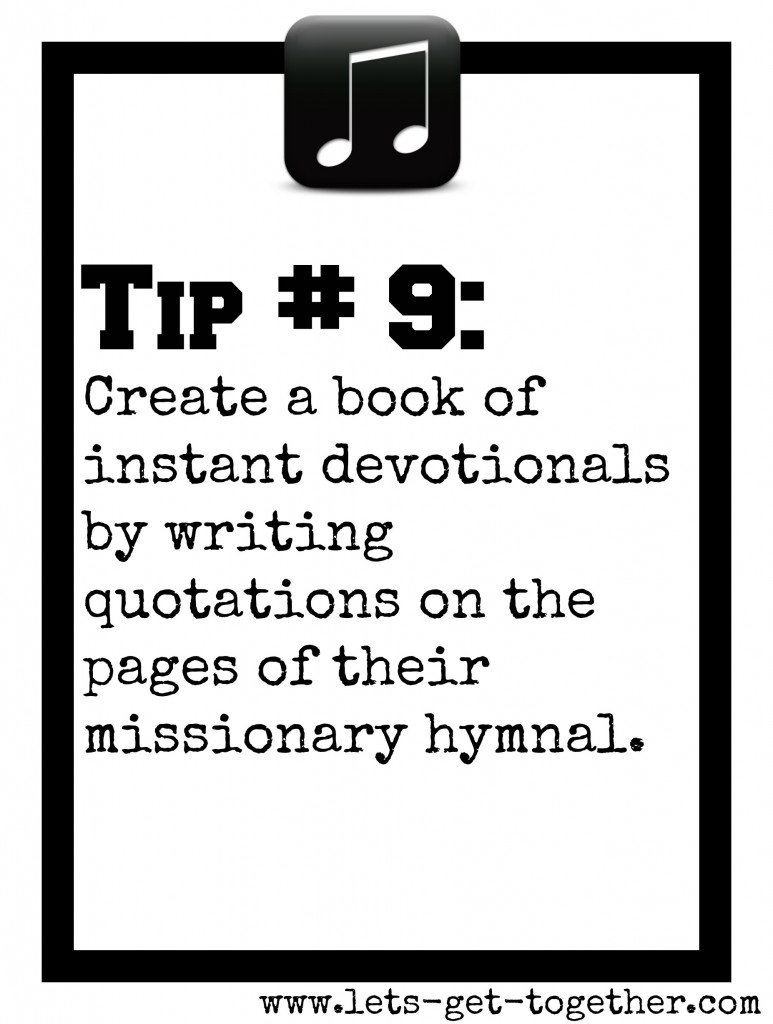 Tip #9: Instant Devotionals in Hymnal