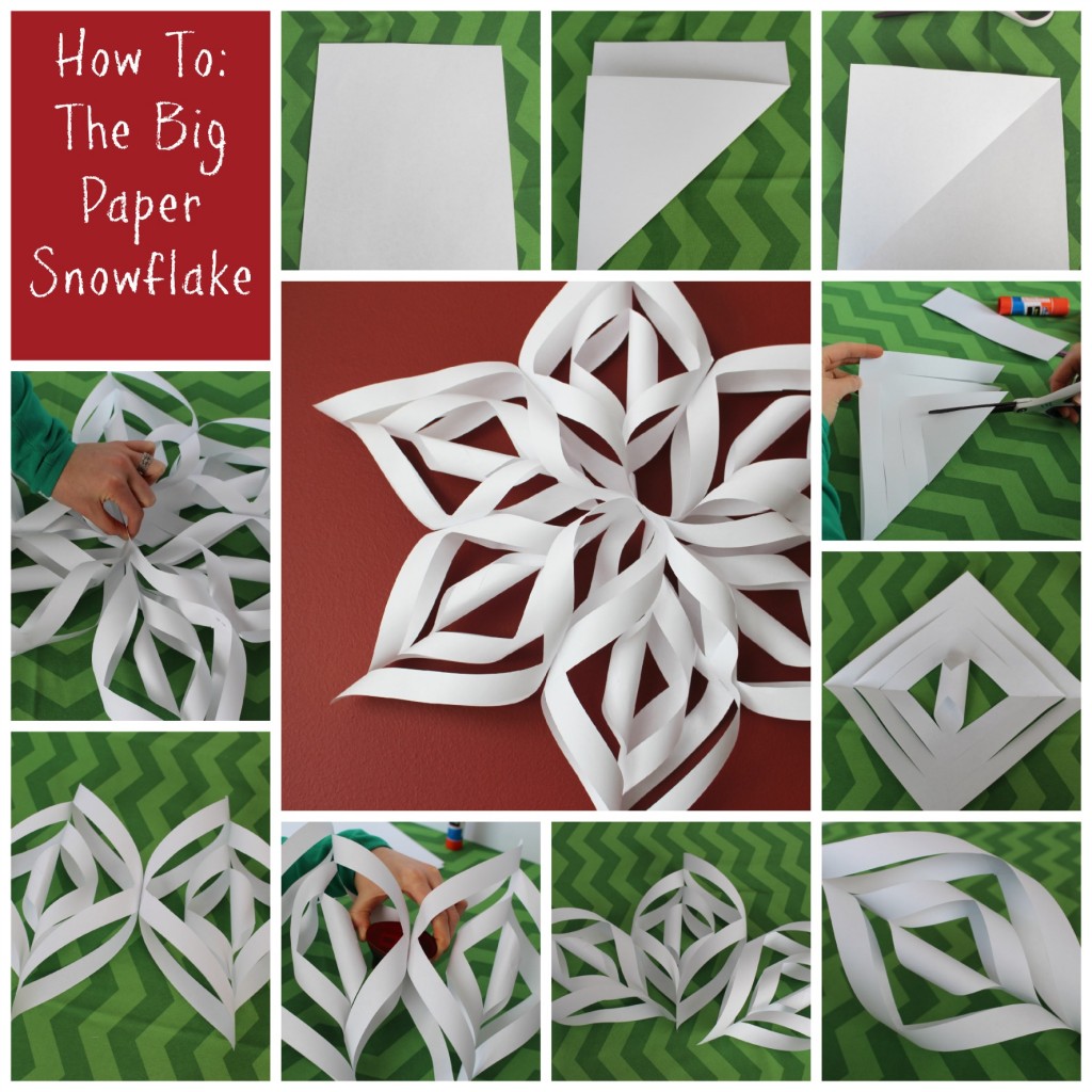 How To: The Big Paper Snowflake from Let's Get Together