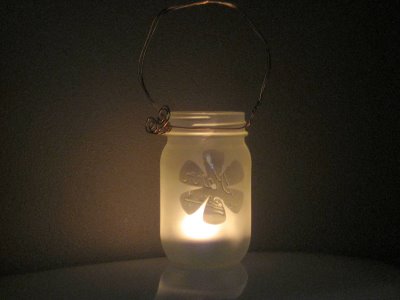 Glass Jar Lantern