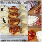 Puff Pastry Bites: 3 Ways