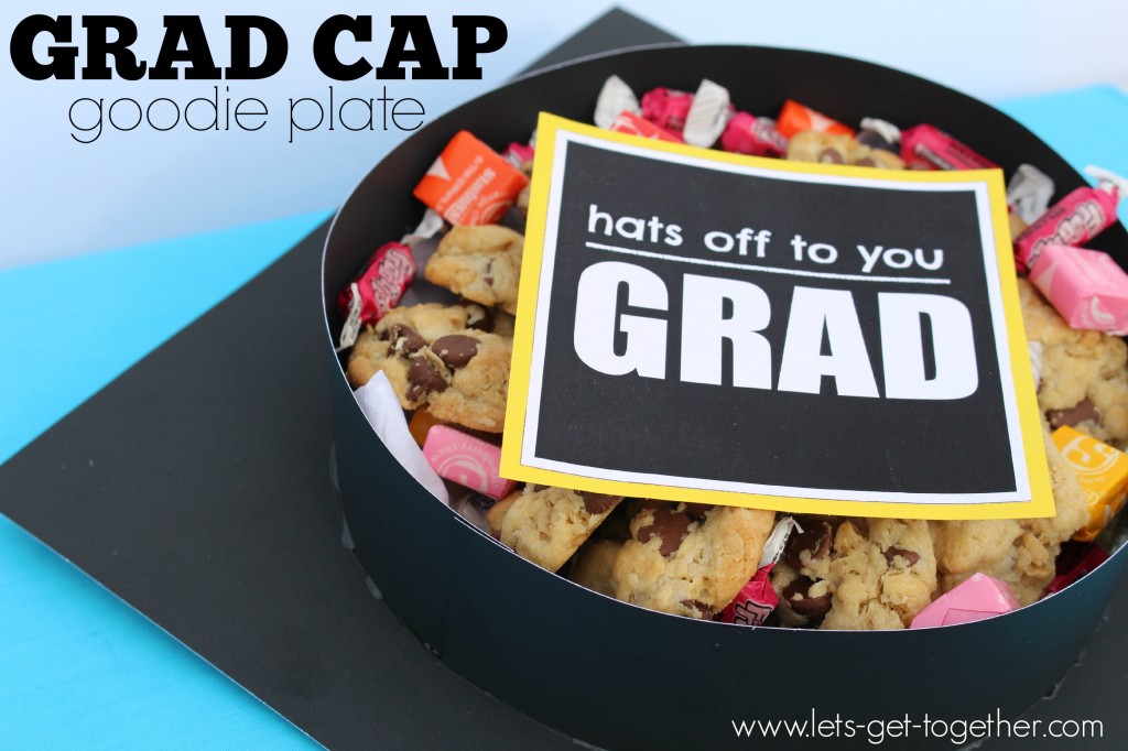 Grad Cap Goodie Plate2 from Let's Get Together