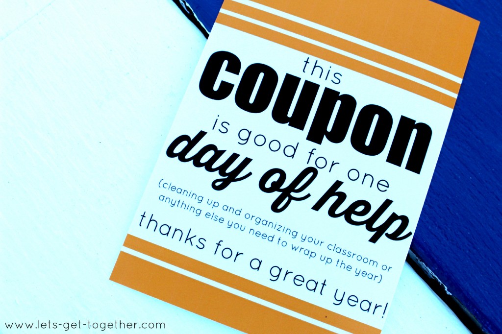 Teacher Coupon from Let's Get Together