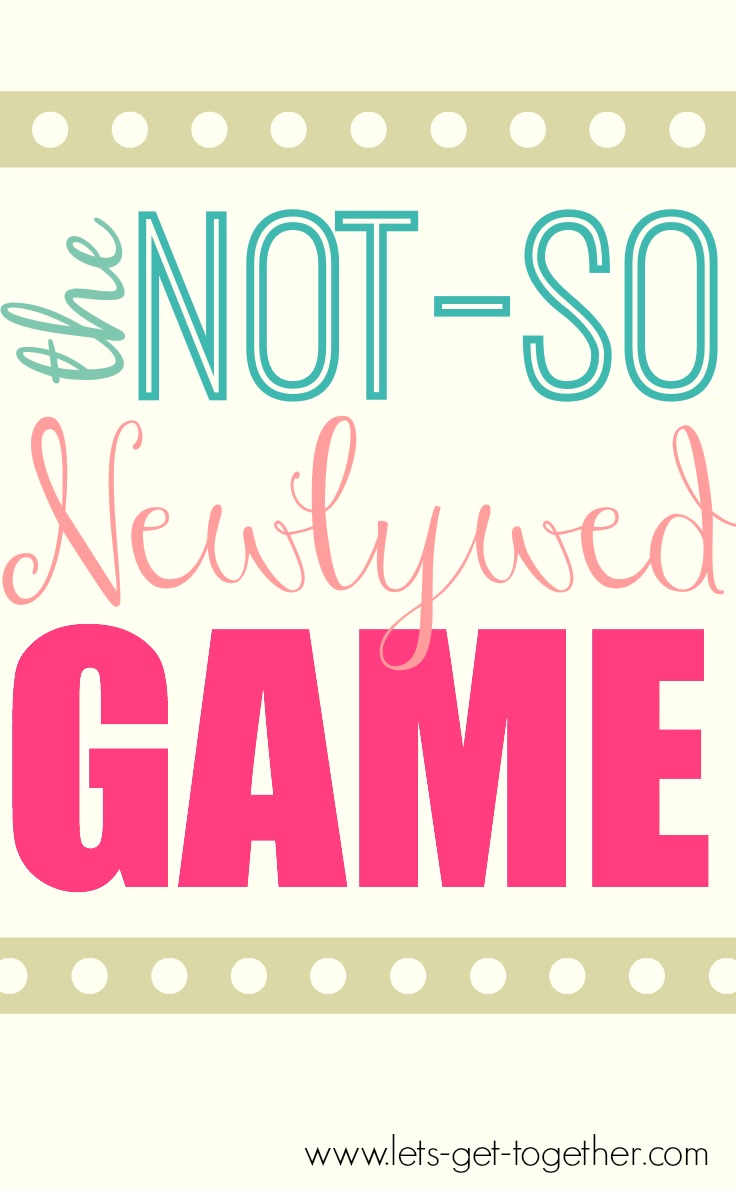 So game questions newlywed not Free Printable