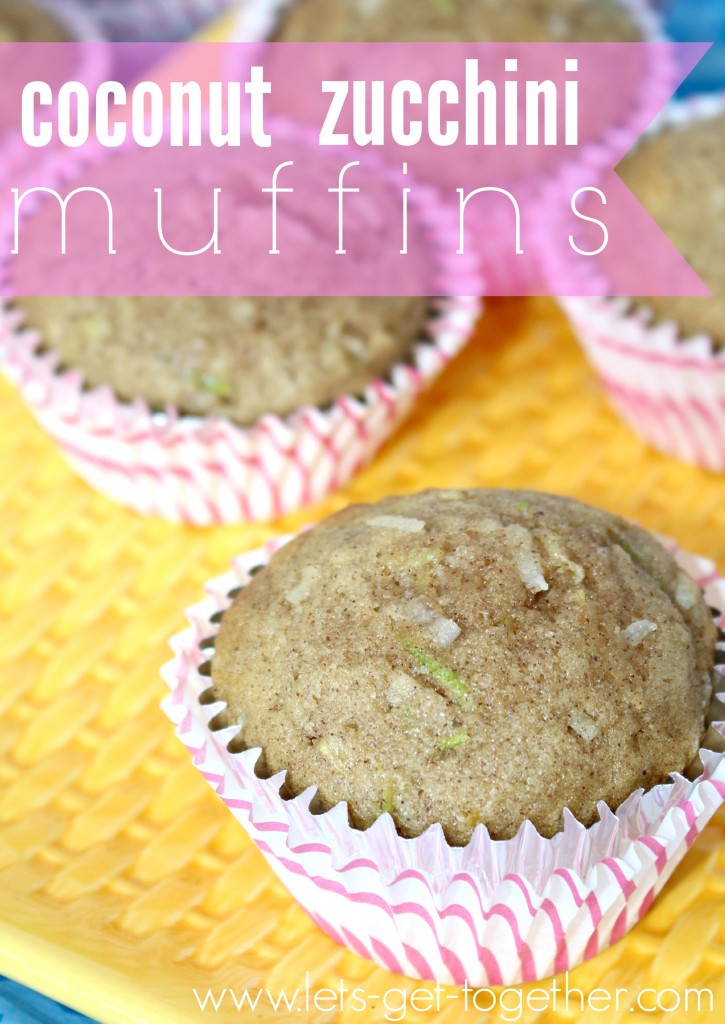Coconut Zucchini Muffins  Let's Get Together