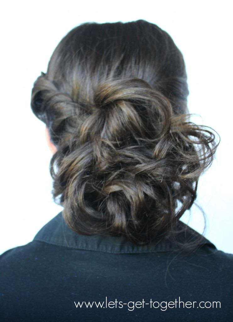 Side Twist Messy Bun from Let's Get Together