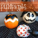 Pretty Painted Pumpkins