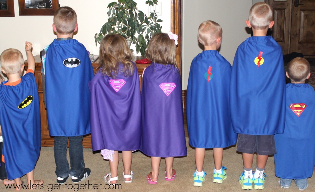 Capes Party Favor from Let's Get Together