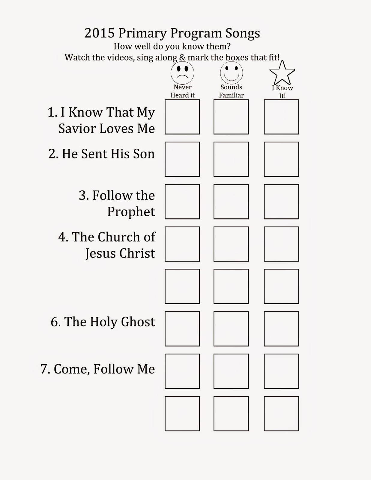I Belong To The Church Of Jesus Christ Flip Chart