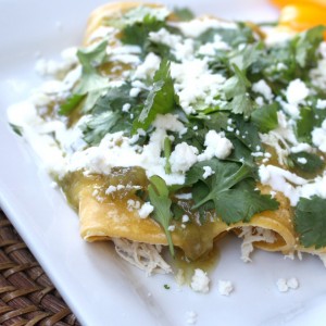 Healthy Enchiladas Verdes
