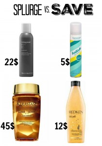 Splurge vs. Save: Hair Products