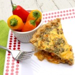 Cheesy Sausage and Bell Pepper Quiche and a Little Life Update